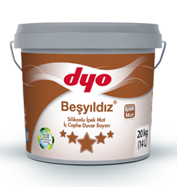 BEŞYILDIZ SİLİKONLU İPEK MAT